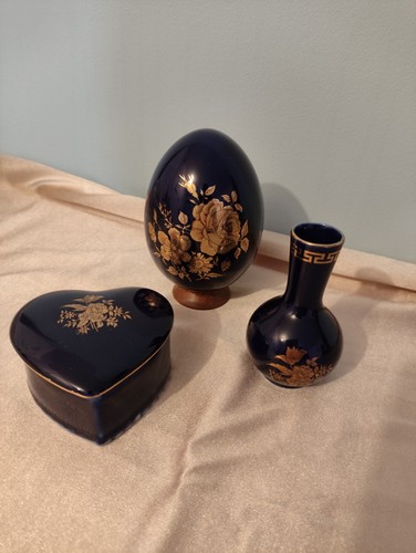 Ensemble vintage bleu cobalt - ensemble,