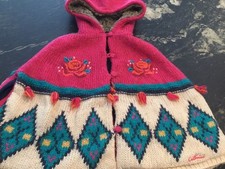 Très Beau Pull Poncho Catimini 8 Ans 