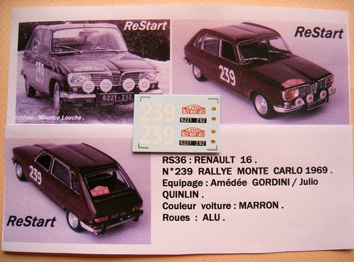 Rs036 decal restart - decal, 1/43