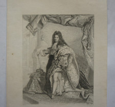 Louis XIV. Gravure d'après H