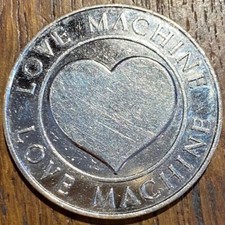 JETON  LOVE MACHINE. COEUR