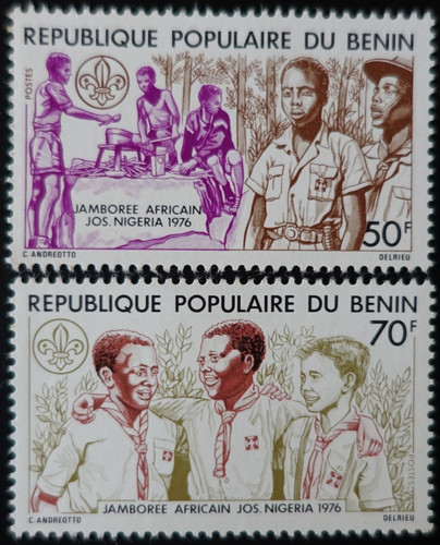 Timbres bénin jamborée - -,