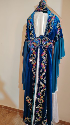 Piece royal blue velvet - 4-piece,