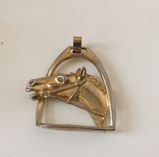 Pendentif en Argent étrier et