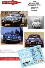 DECALS 1/24 REF 559 ALPINE