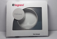 Appareillage CELIANE - Plaque simple INOX BROSSE 069101