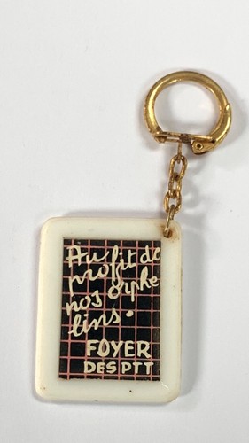 Porte cles keychain foyer des - foyer,