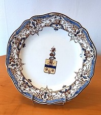 Assiette en faïence : Gien