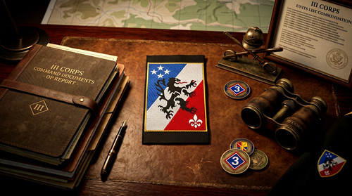 Etat major corps - 3°, armees