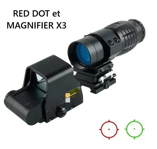 Pack red dot holographique - red,