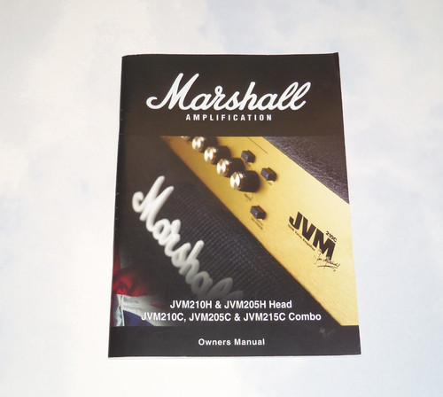 Marshall owners manual - marshall,