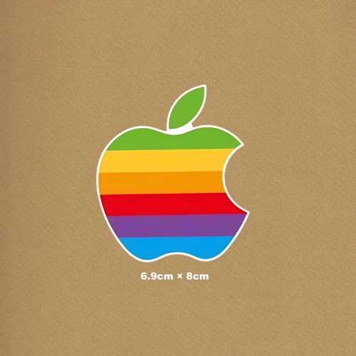 Apple retro vintage - apple, logo