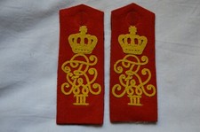 PATTES D'EPAULE ALLEMANDES 14/18-GERMAN SHOULDER BOARDS-FRIEDRICH WILHELM III