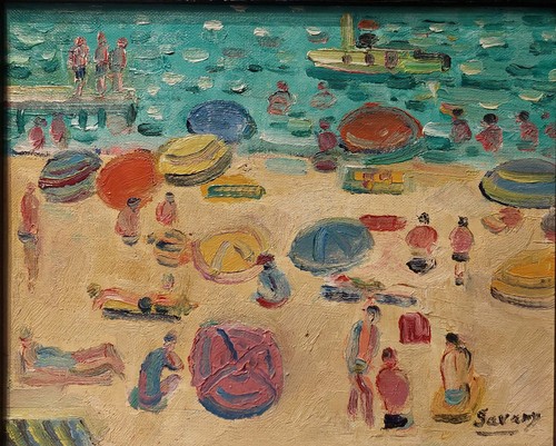 Tableau huile sur toile - sur, robert