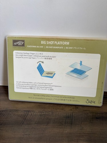 Stampin big shot platform - shot,