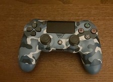 Sony Playstation Dualshock 4 V2 Manettes de Jeu sans Fil - Blue Camouflage