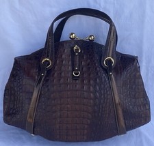 Magnifique Sac croco  XXXL  PH+39 ITALIA  Borsa vera pelle bag genuine Leather