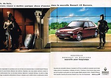 PUBLICITE ADVERTISING 025  1992  RENAULT 19 BACCARA  (2pages)