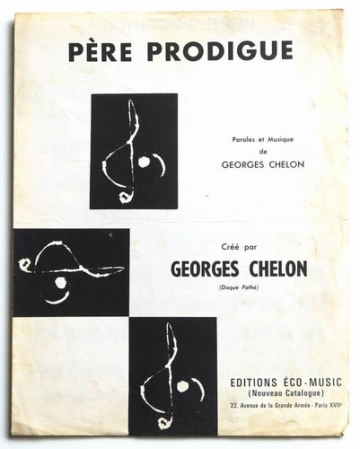 Partition vintage sheet music