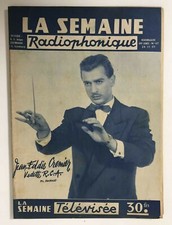 ►LA SEMAINE RADIOPHONIQUE 47/1957 - JEAN EDDIE CREMIER - DANIELE GEORGES 