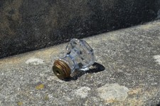 Poignée de porte ancienne  verre ou cristal - 19ème siècle