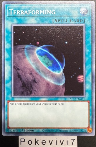 Carte terraforming - carte, yu-gi-oh!