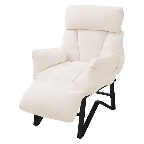 Fauteuil relax beige lin - relax,