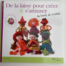 livre: de la laine pour créer