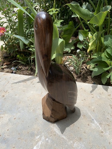 Vtg heavy dark - dark, wood
