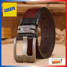  Ceinture Cowboy Homme en Cuir