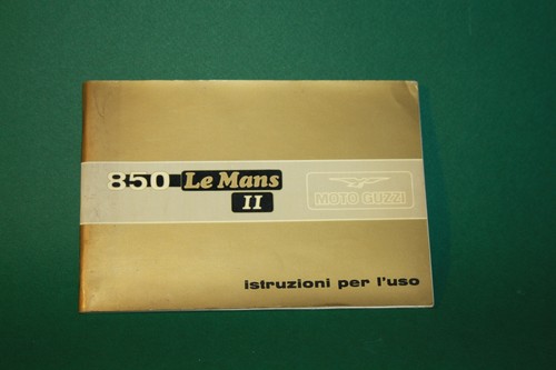 Moto guzzi mans libretto - moto,