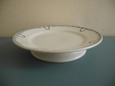 ancienne assiette plat présentation St Amand déco antique french dish plate 30s