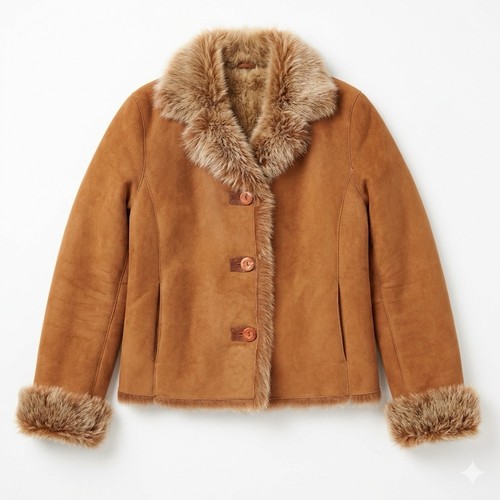 Manteau veste cuir - en, d'agneau