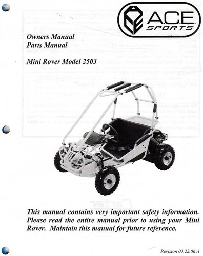 Ace kart mini rover - rover, 2503