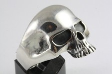 Bague tête mort biker - mort,