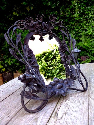 Ancien miroir coiffeuse - miroir, de
