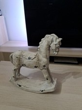 Statue Cheval à Bascule Ancien