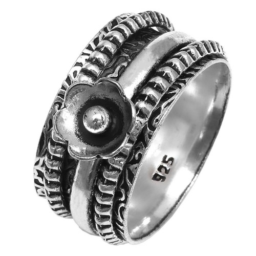 Bague toupie argent pour - en,
