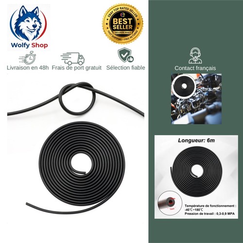 Tuyau silicone 3mm 7mm - 6m,