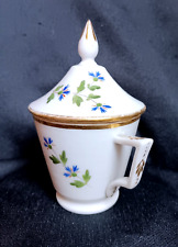 Pot à jus à crème porcelaine de Chantilly XIXème décor  Barbeaux