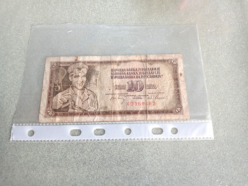 Billet yougoslavie dinara - 10,
