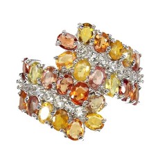 925 Bague en Argent Ovale