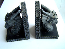 2 x SERRE LIVRES ancien : TETE