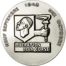 France, Médaille, Seconde Guerre Mondiale, Libération de la Corse, SPL+