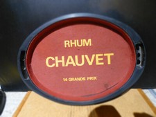 RHUM CHAUVET  PISTE DE DES  PLATEAU  PUBLICITAIRE  COLLECTION  JEUX 421