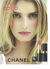 PUBLICITE ADVERTISING 2011 CHANEL rouge à lèvres COCO                     060812
