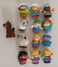Lot VINTAGE Fisher Price Little People + Little Tikes 13 figurines personnages