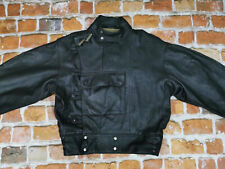 Charles Chevignon Vintage Motard Veste en Cuir Chaud Ciel Moto Taille:L Tip Top