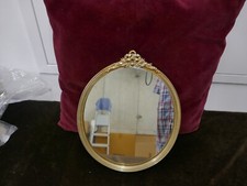 glace murale cadre laiton