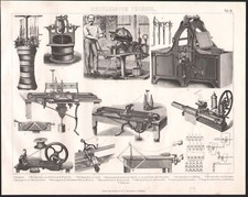 1870 gravure originale tissage - originale,